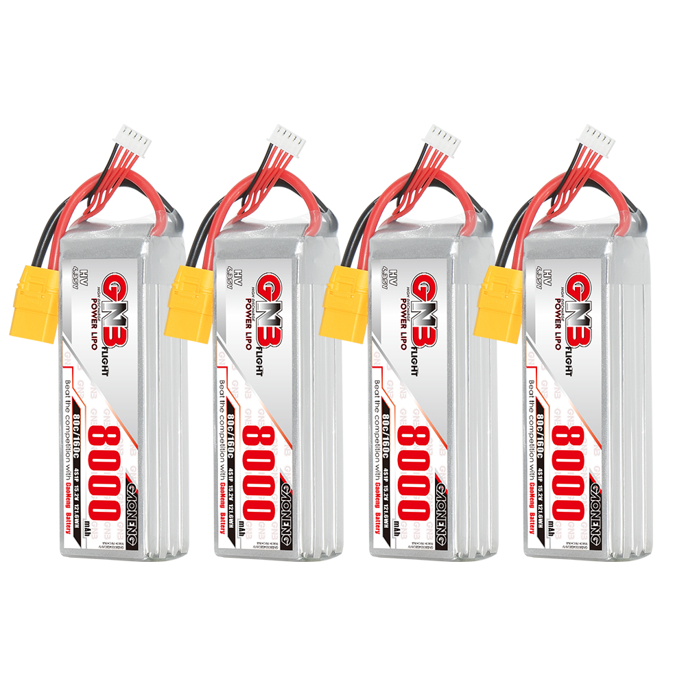 GAONENG GNB HV 4S 15.2V 8000mah 80C XT90 LiPo Battery