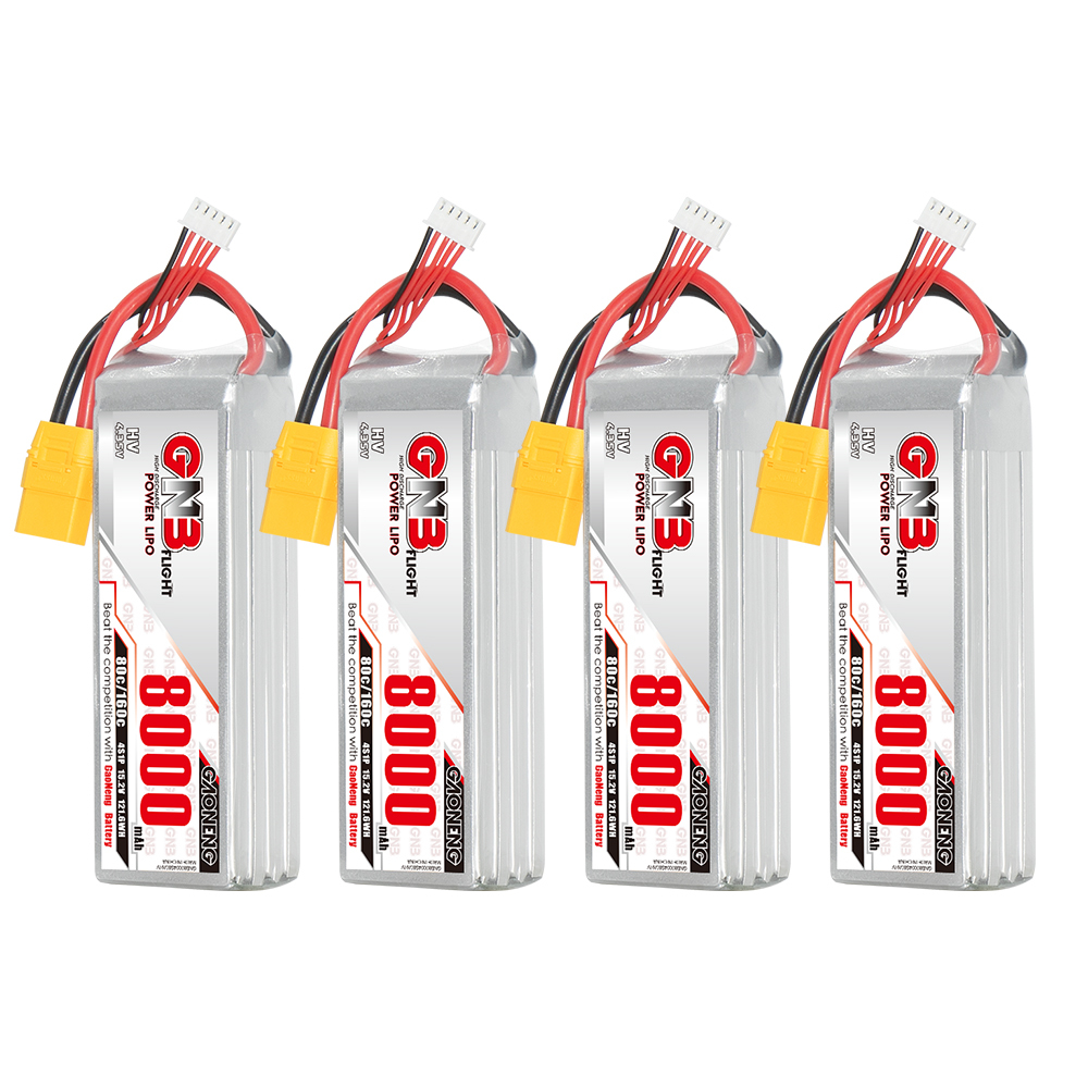 GAONENG GNB HV 4S 15.2V 8000mah 80C XT90 LiPo Battery