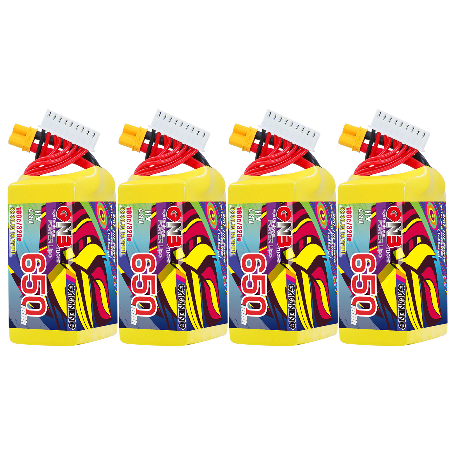 GAONENG GNB LiHV 8S 30.4V 650mAh 160C XT60 LiPo Battery
