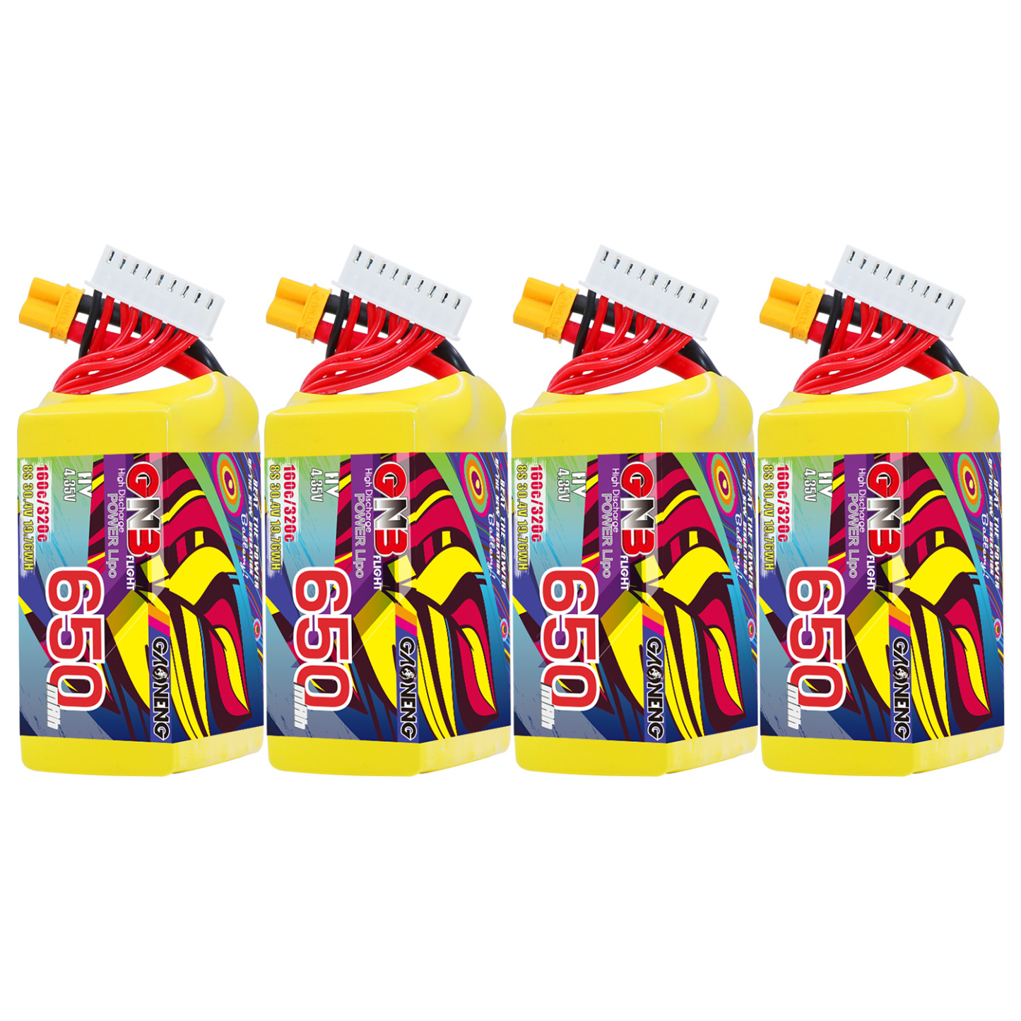 GAONENG GNB LiHV 8S 30.4V 650mAh 160C XT60 LiPo Battery