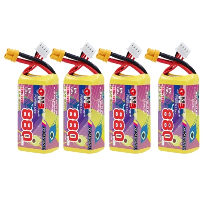 GAONENG GNB LiHV 3S 11.4V 880mAh 160C XT30 LiPo Battery