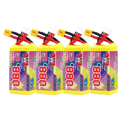 GAONENG GNB LiHV 4S 15.2V 880mAh 160C XT30 LiPo Battery