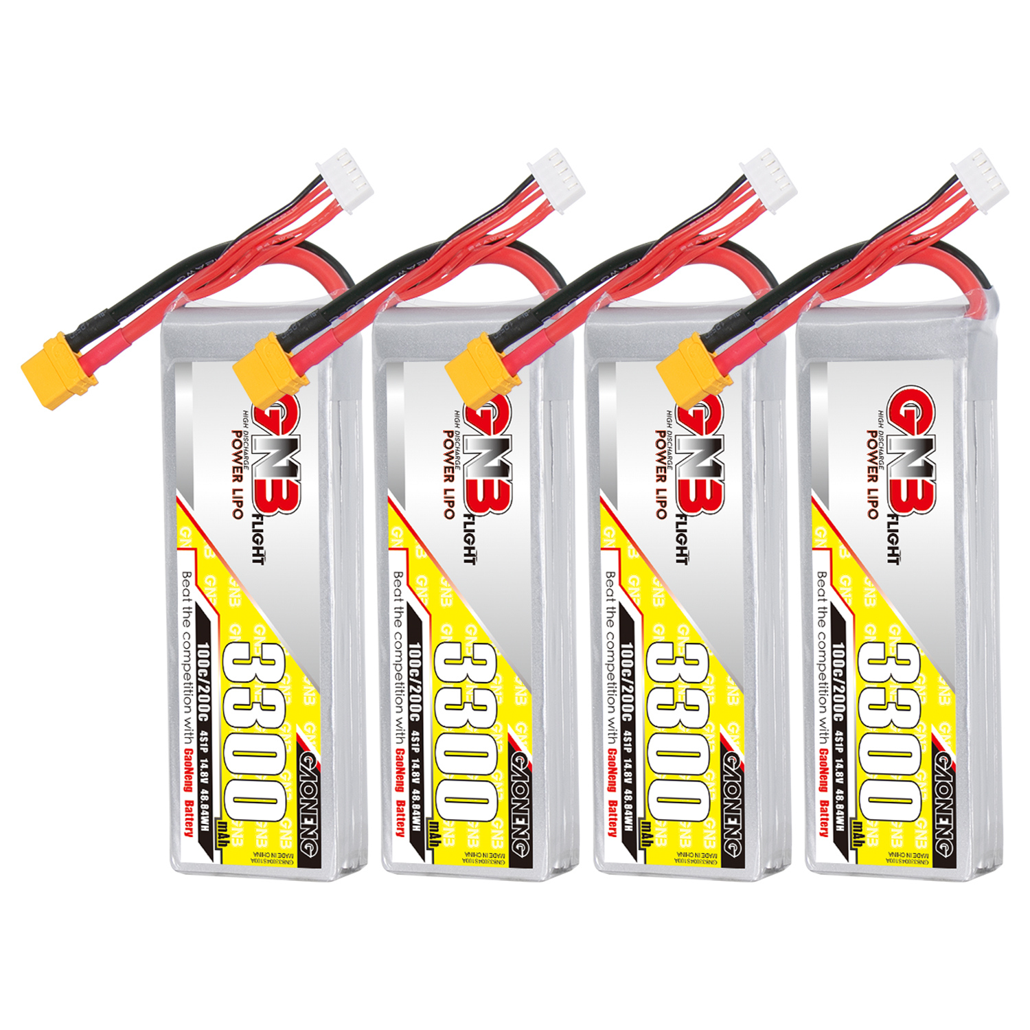 GAONENG GNB 4S 14.8V 3300mah 100C LiPo Battery XT60