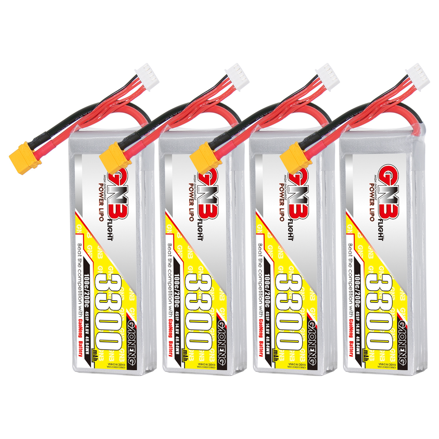 GAONENG GNB 4S 14.8V 3300mah 100C LiPo Battery XT60