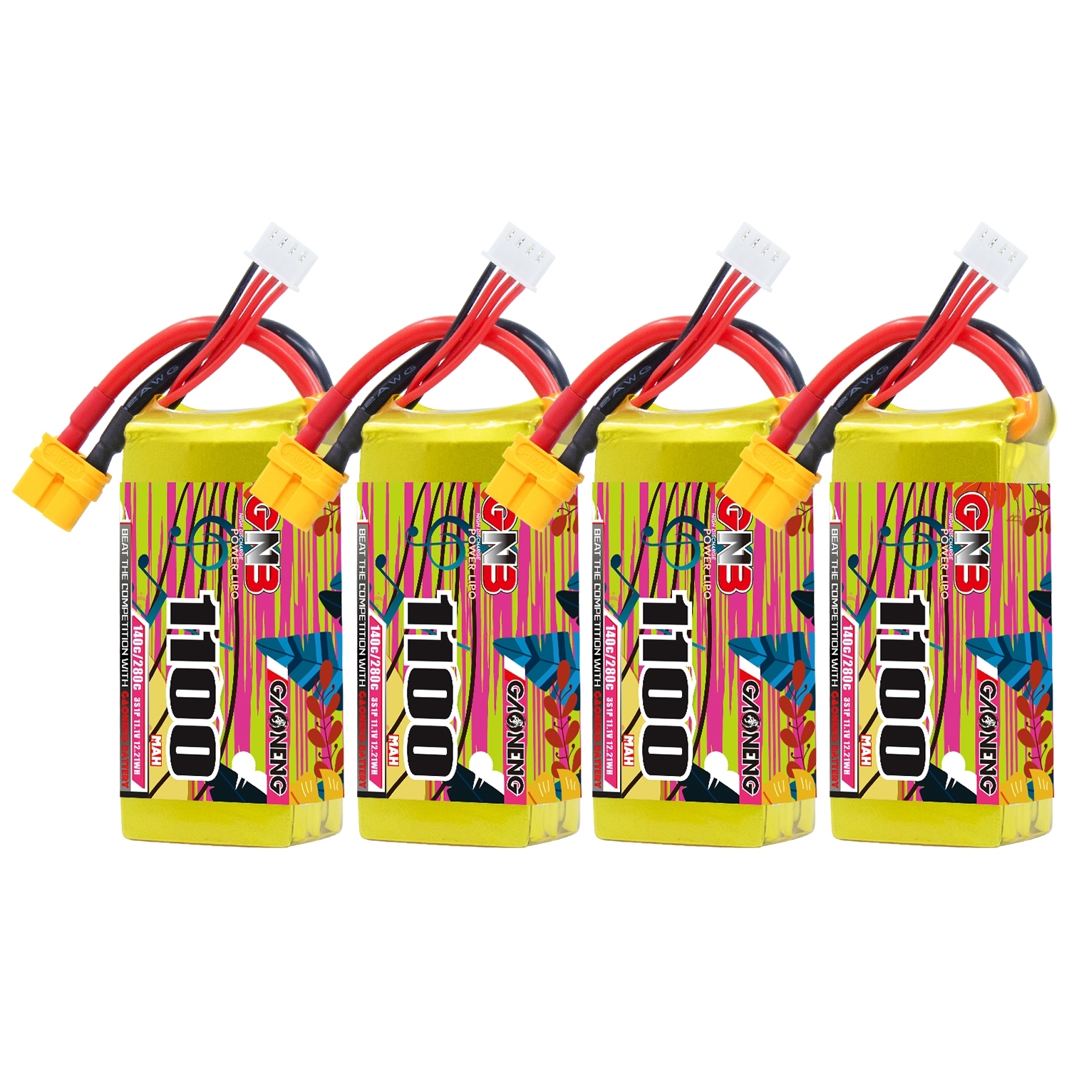 GAONENG GNB 3S 11.1V 1100mAh 140C XT60 LiPo Battery