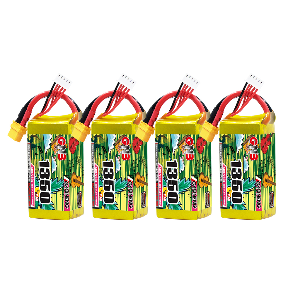 GAONENG GNB 4S 14.8V 1350mAh 140C XT60 LiPo Battery