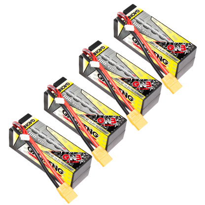 GAONENG GNB 4S 14.8V 6500mAh 100C Cabled Hard Case LiPo Battery XT90