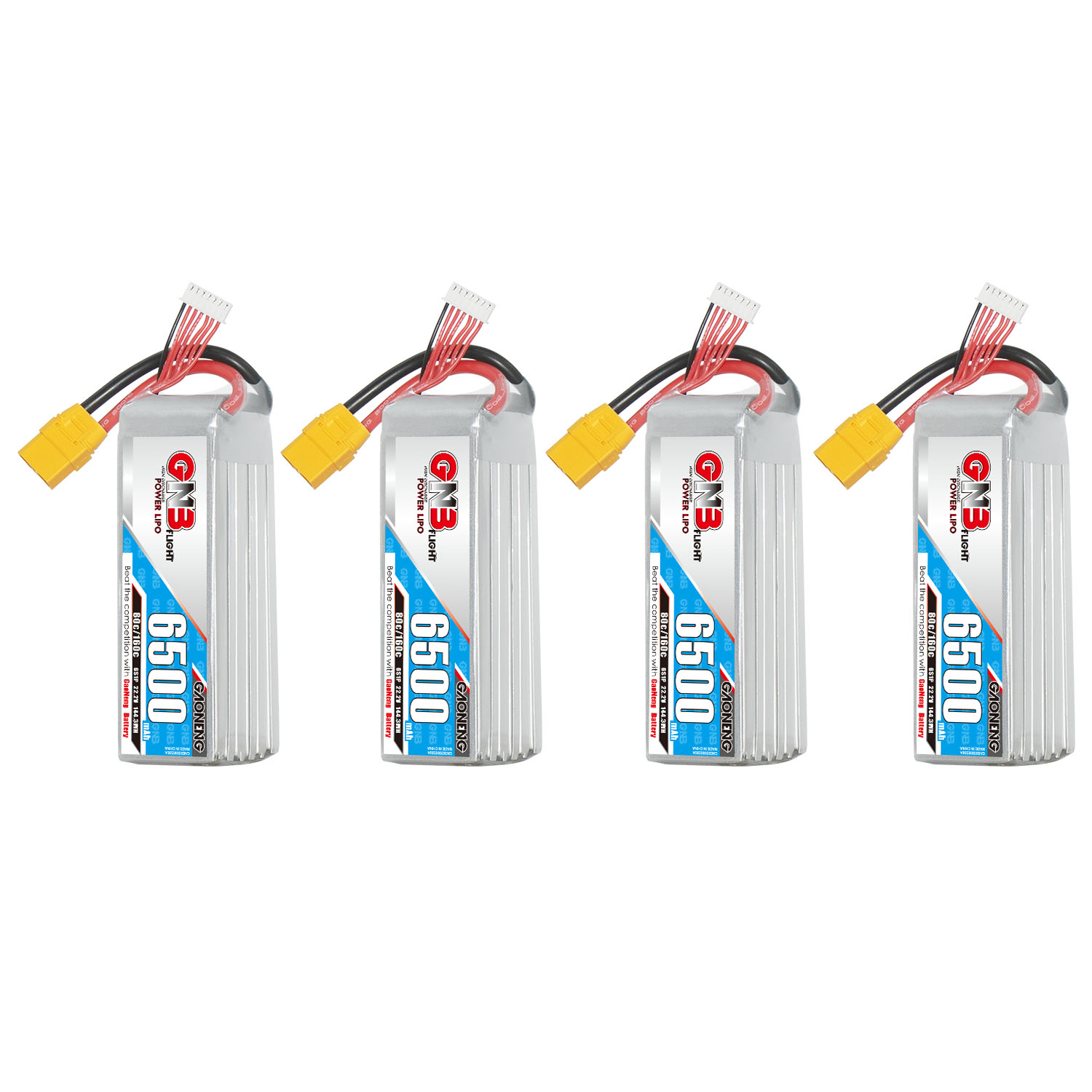 GAONENG GNB 6S 22.2V 6500mAh 80C LiPo Battery XT90