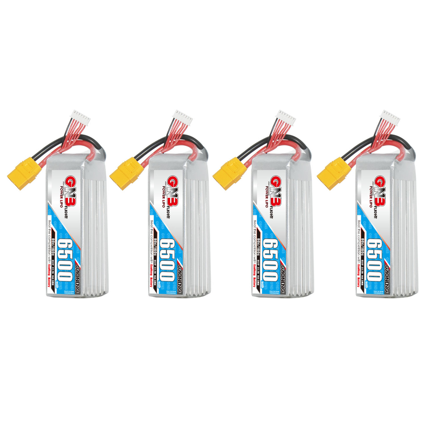 GAONENG GNB 6S 22.2V 6500mAh 80C LiPo Battery XT90