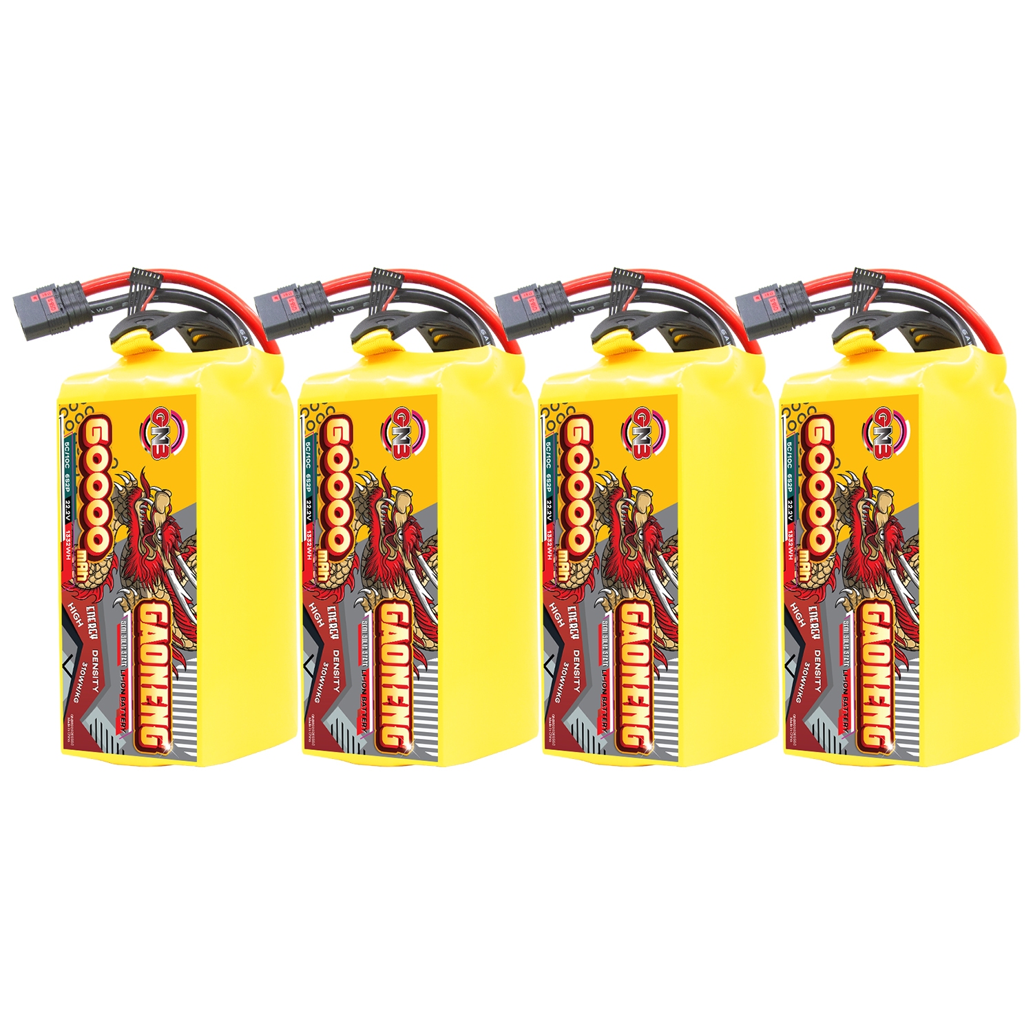 GAONENG GNB 60000mah 6S 22.2V 5C QS8 Semi Solid State Li-ion Battery 310WH/kg