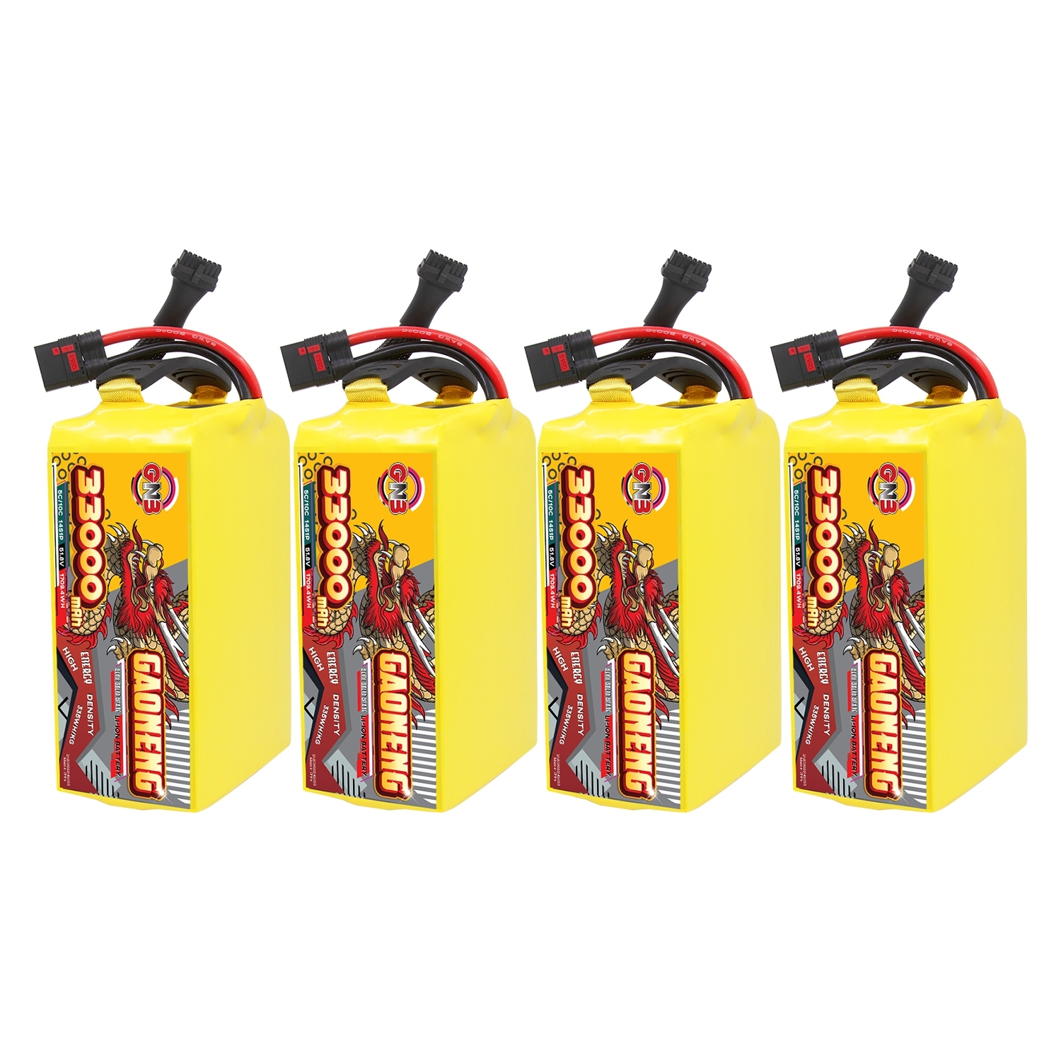 GAONENG GNB 33000mah 14S 51.8V 5C QS8 Semi Solid State Li-ion Battery 335WH/kg