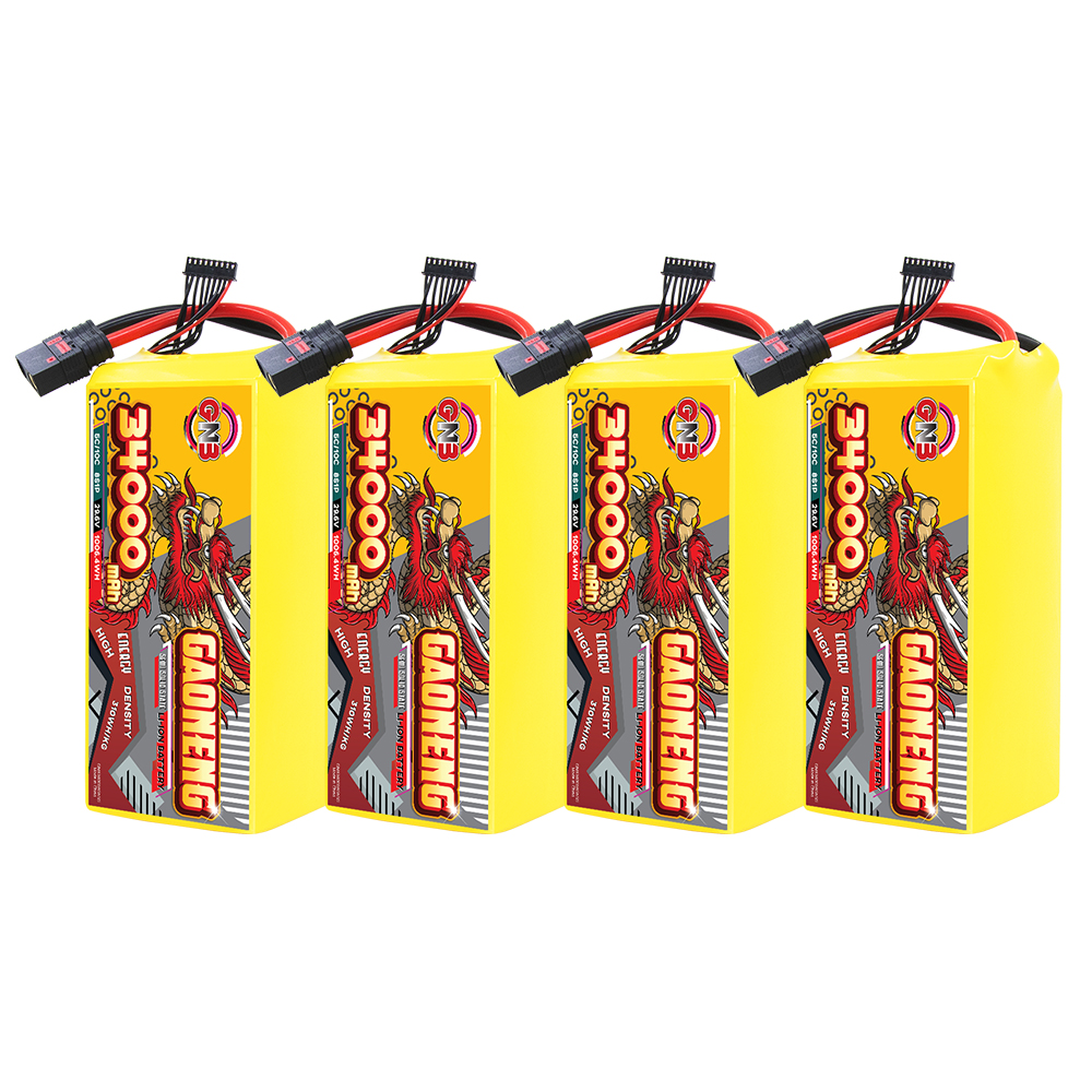 GAONENG GNB 34000mah8S 29.6V 5C QS8 Semi Solid State Li-ion Battery 310WH/kg
