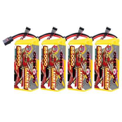 GAONENG GNB 26000mah 6S 22.2V 5C QS8 Semi Solid State Li-ion Battery 310WH/kg