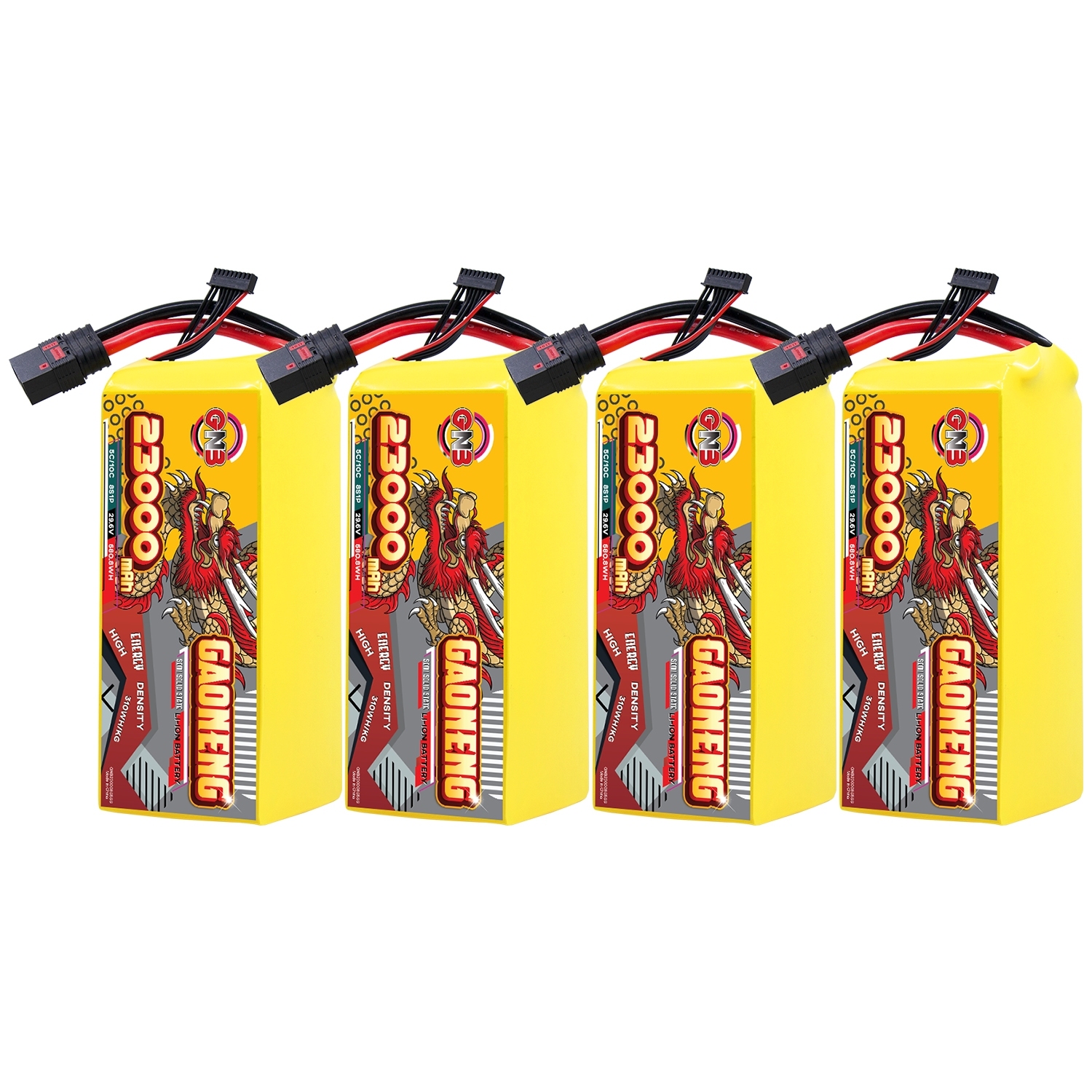 GAONENG GNB 23000mah 8S 29.6V 5C QS8 Semi Solid State Li-ion Battery 310WH/kg