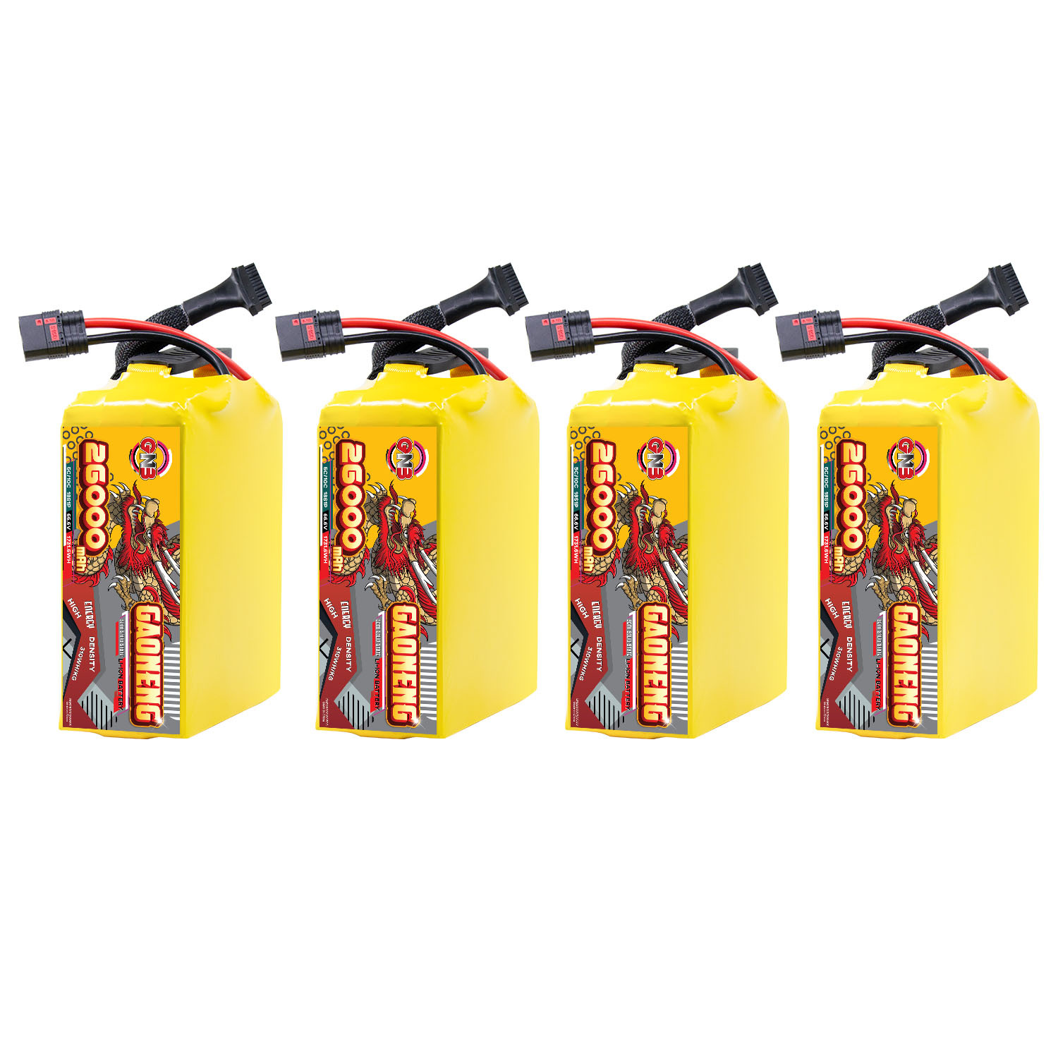 GAONENG GNB 26000mah 18S 66.6V 5C QS8 Semi Solid State Li-ion Battery 310WH/kg