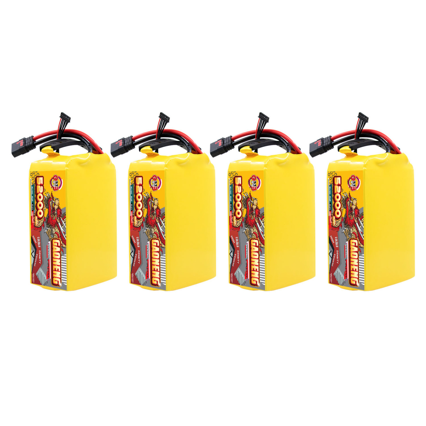 GAONENG GNB 52000mah 6S 22.2V 5C QS8 Semi Solid State Li-ion Battery 310WH/kg