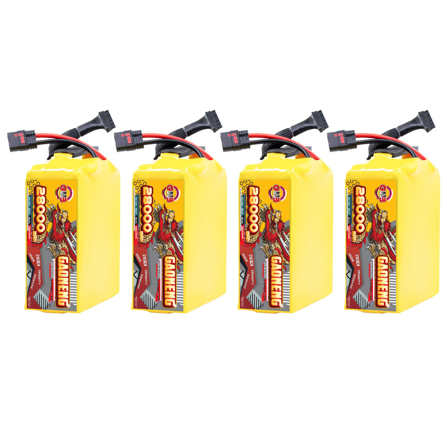 GAONENG GNB 28000mah 18S 66.6V 5C QS8 Semi Solid State Li-ion Battery 335WH/kg 