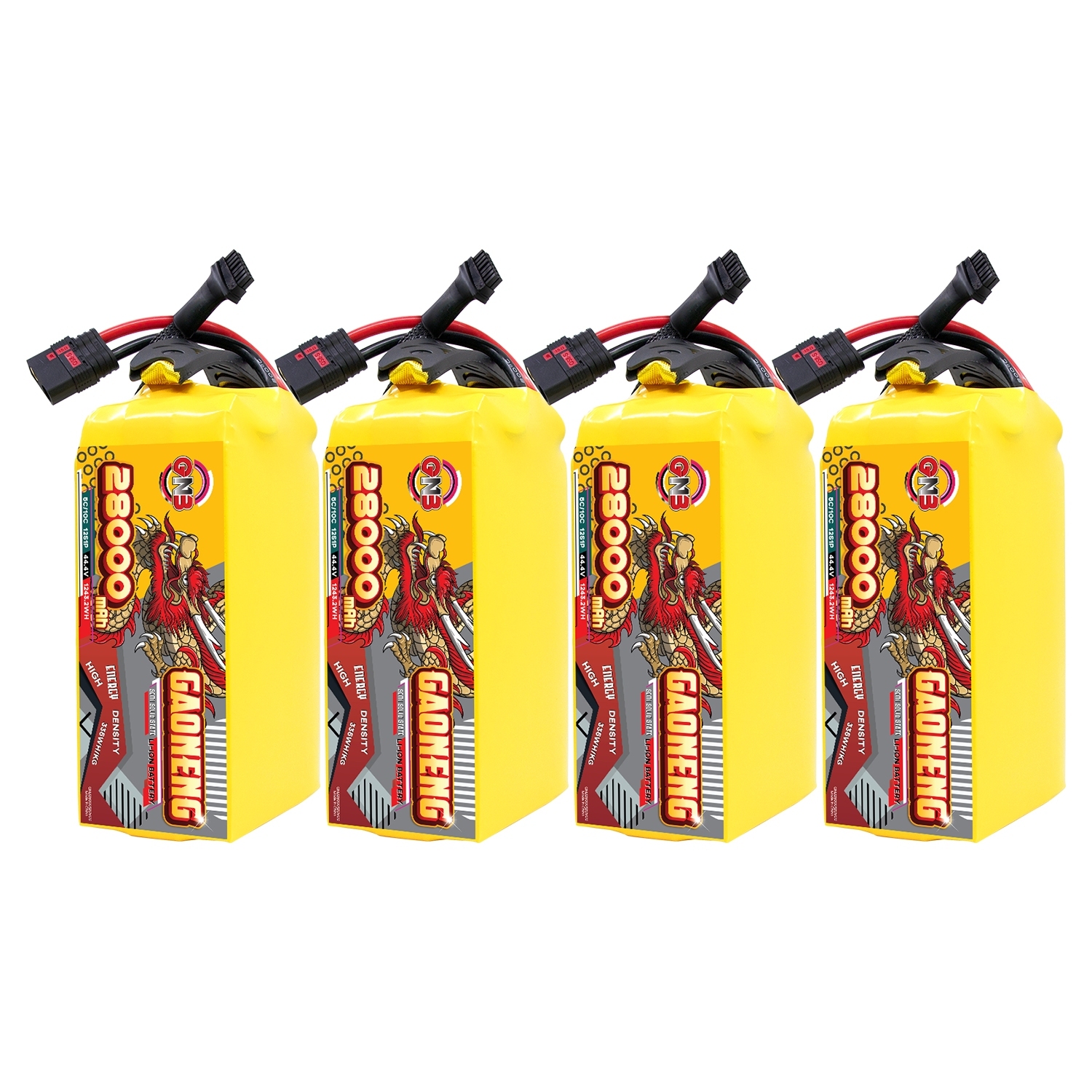 GAONENG GNB 28000mah 12S 44.4V 5C QS8 Semi Solid State Li-ion Battery 335WH/kg