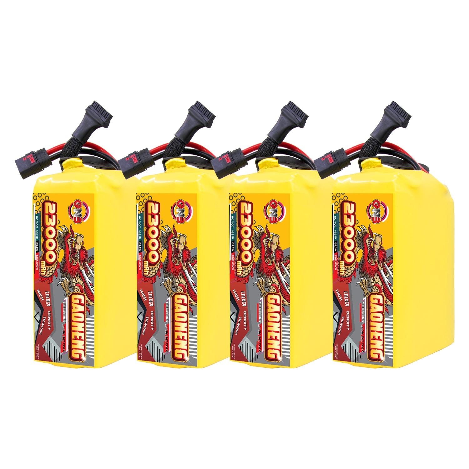 GAONENG GNB 23000mah 16S 59.2V 5C QS8 Semi Solid State Li-ion Battery 310WH/kg