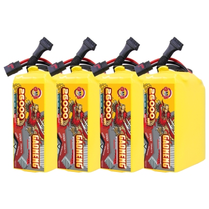 GAONENG GNB 26000mah 16S 59.2V 5C QS8 Semi Solid State Li-ion Battery 310WH/kg