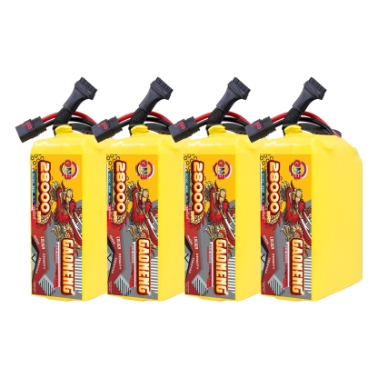 GAONENG GNB 28000mah 16S 59.2V 5C QS8 Semi Solid State Li-ion Battery 335WH/kg