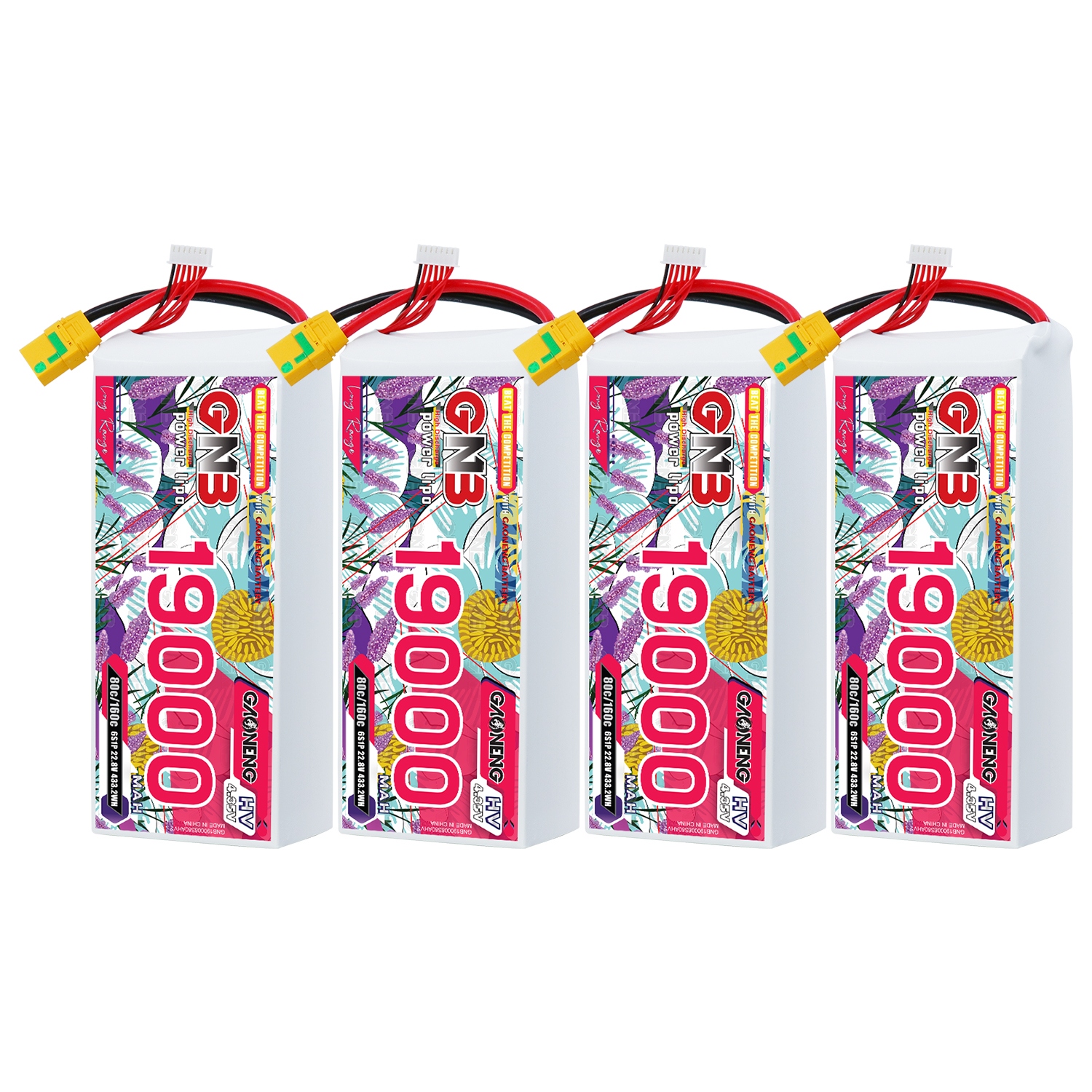 GAONENG GNB 6S 22.8V HV 19000mAh 80C RC LiPo Battery XT90S