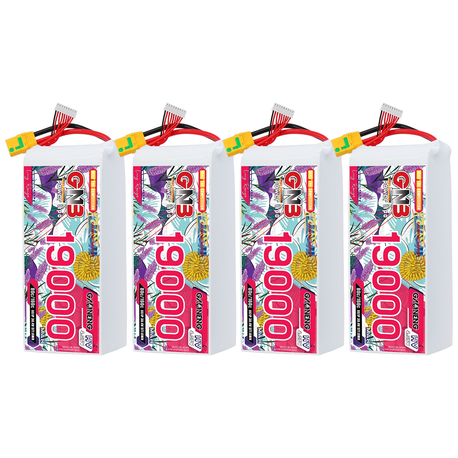 GAONENG GNB 8S1P 30.4V HV 19000mAh 80C LiPo Battery XT90S