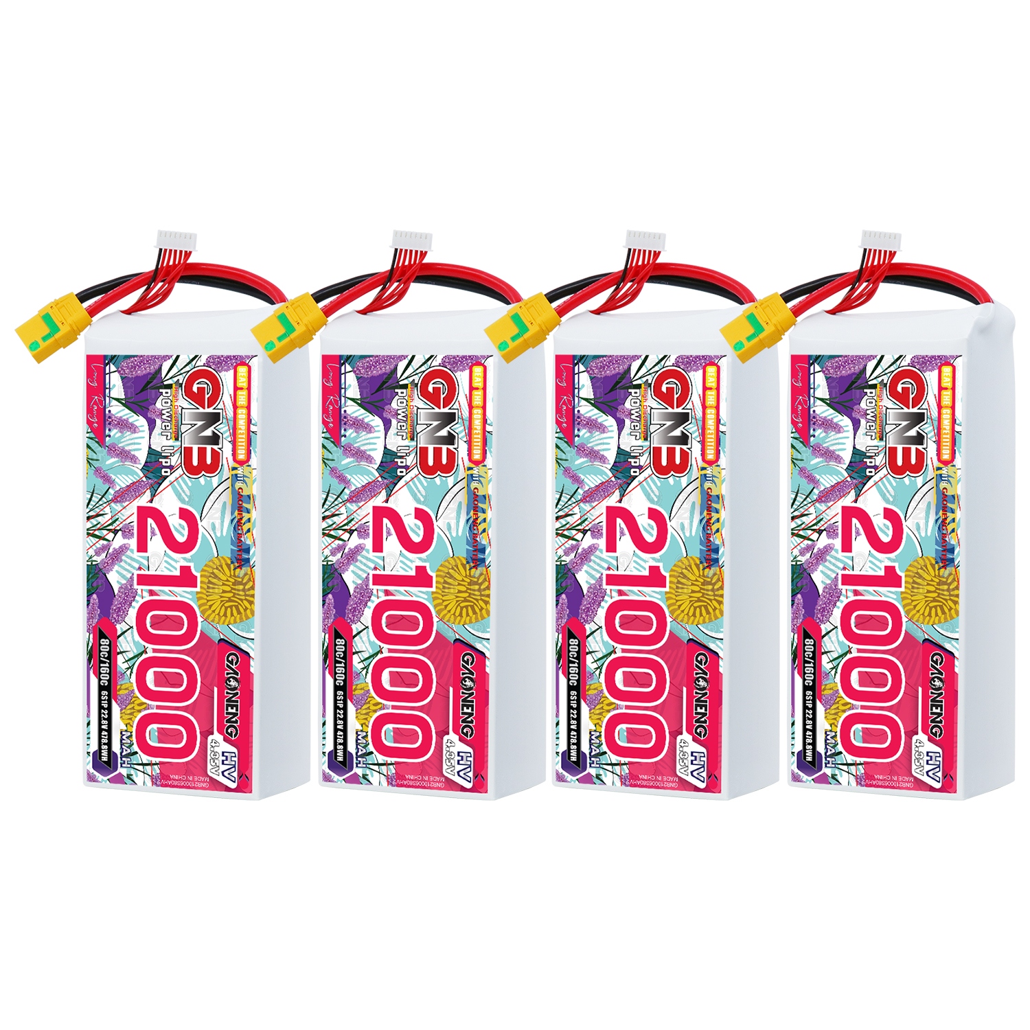 GAONENG GNB 6S 22.8V HV 21000mAh 80C RC LiPo Battery XT90S