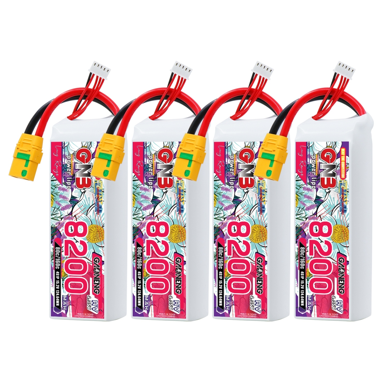 GAONENG GNB HV 4S 15.2V 8200mAh 80C XT90S LiPo Battery