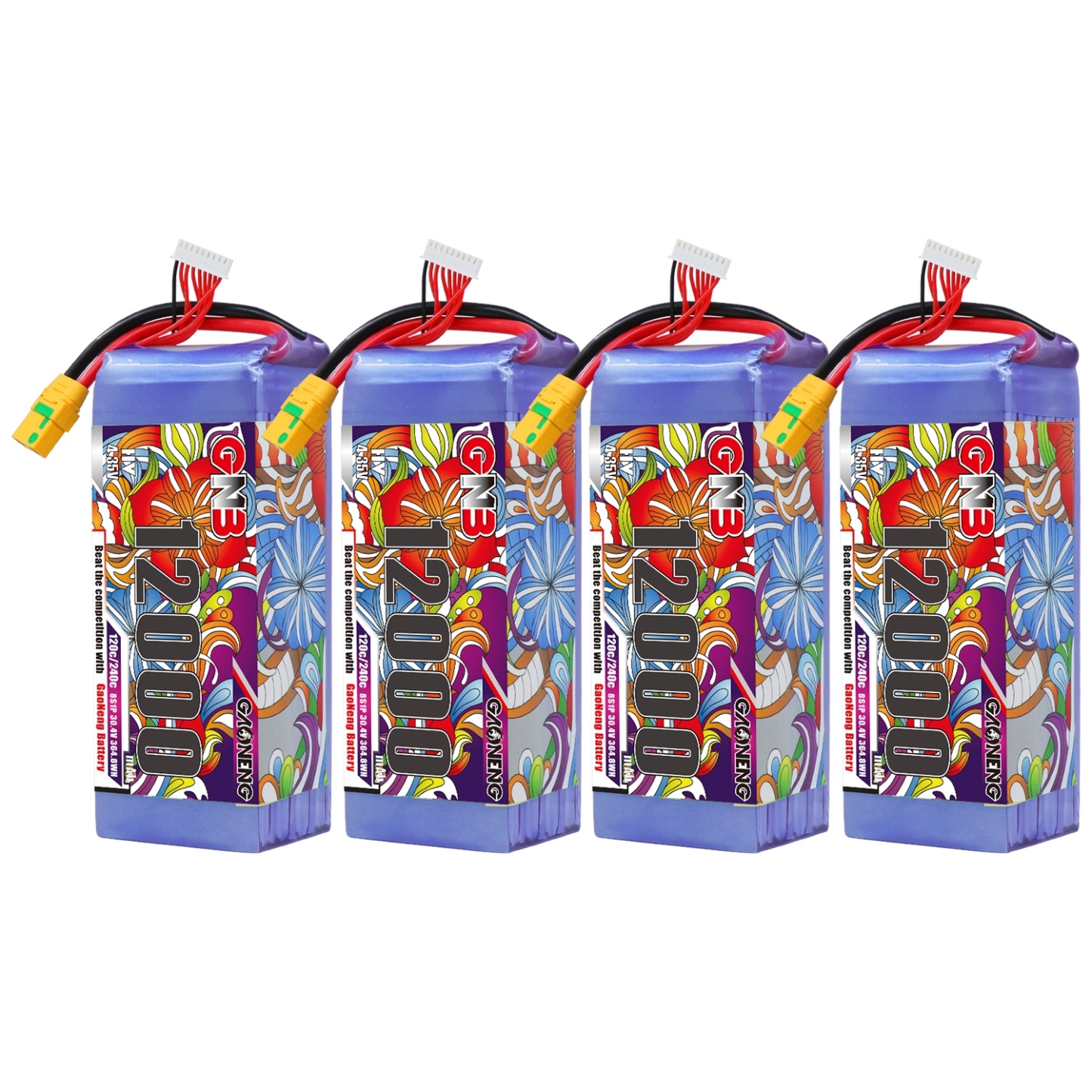 GAONENG GNB 8S1P 30.4V HV 12000mAh 120C LiPo Battery XT90S