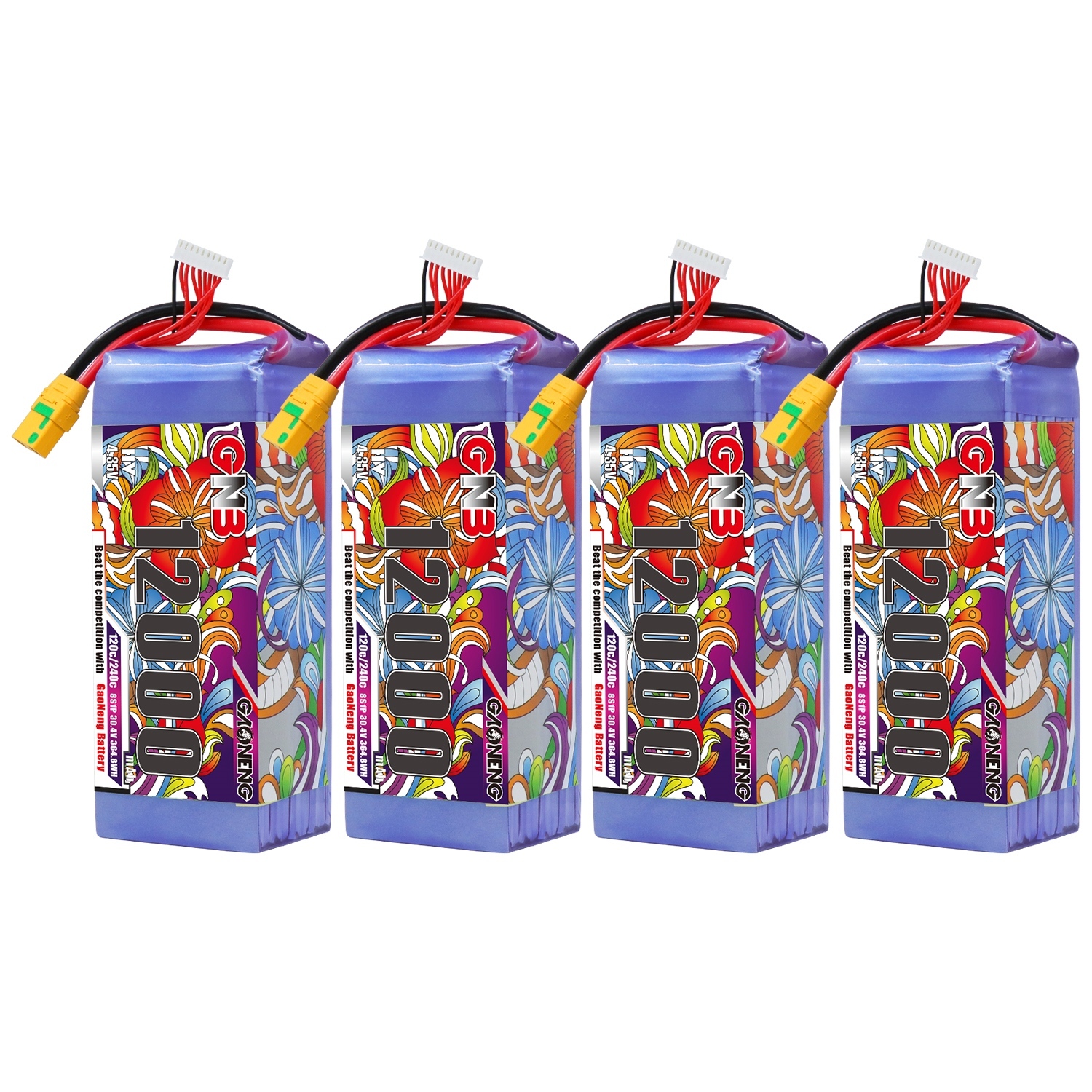 GAONENG GNB 8S1P 30.4V HV 12000mAh 120C LiPo Battery XT90S