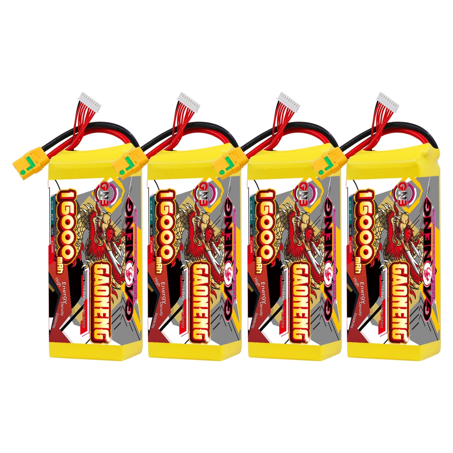 GAONENG GNB 16000mah 8S 29.6V 5C XT90S Semi Solid State Li-ion Battery 350WH/kg