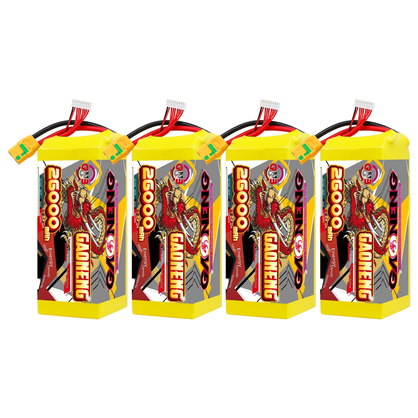 GAONENG GNB 26000mah 8S 29.6V 5C XT90S Semi Solid State Li-ion Battery 350WH/kg