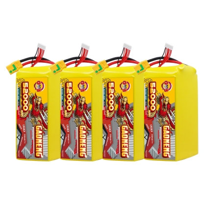 GAONENG GNB 52000mah 6S 22.2V 5C XT90S Semi Solid State Li-ion Battery 350WH/kg