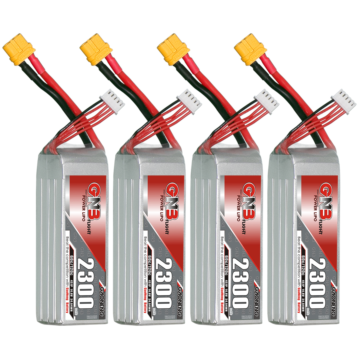 GAONENG GNB 4S 14.8V 2300mAh 60C XT60 LiPo Battery