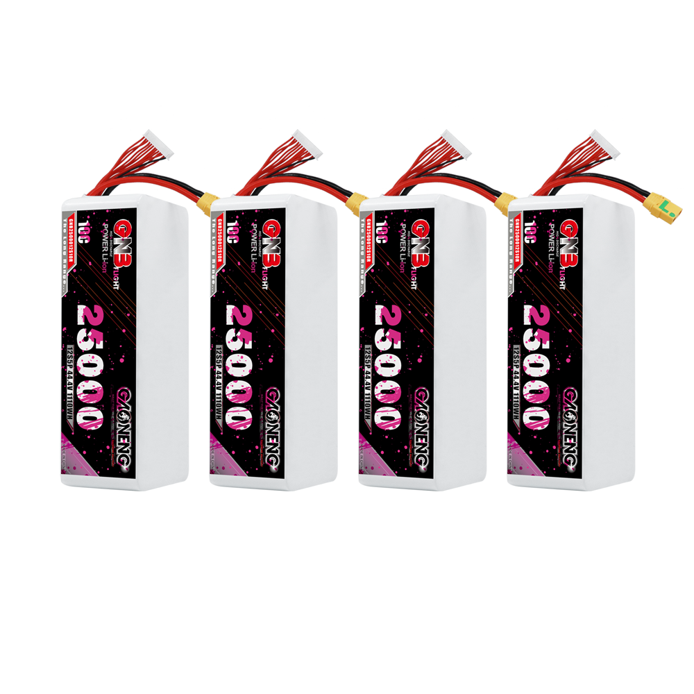 GAONENG GNB 12S 44.4V 25000mah 10C XT90S Li-ion Battery 