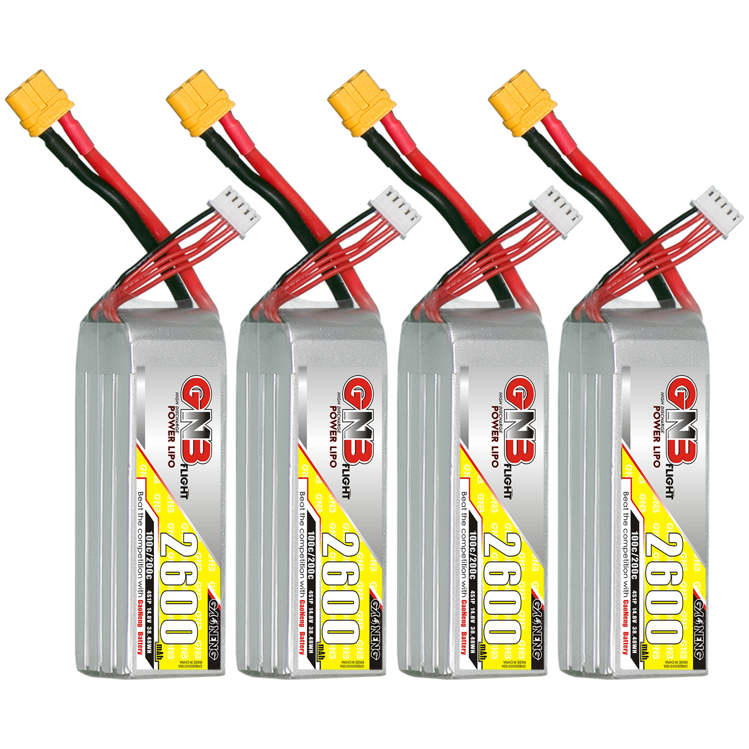 GAONENG GNB 4S 14.8V 2600mAh 100C XT60 LiPo Battery