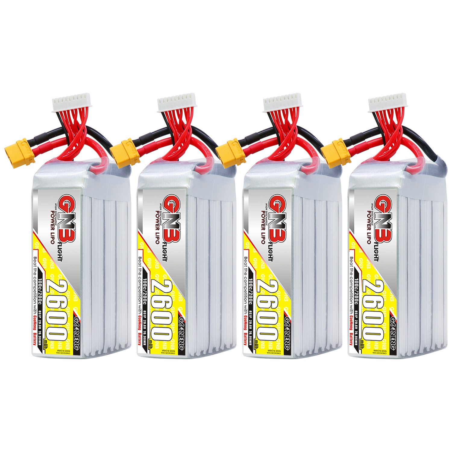 GAONENG GNB 8S 29.6V 2600mAh 100C LiPo Battery XT60