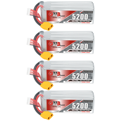 GAONENG GNB 6S 22.2V 5200mAh 60C LiPo Battery XT90