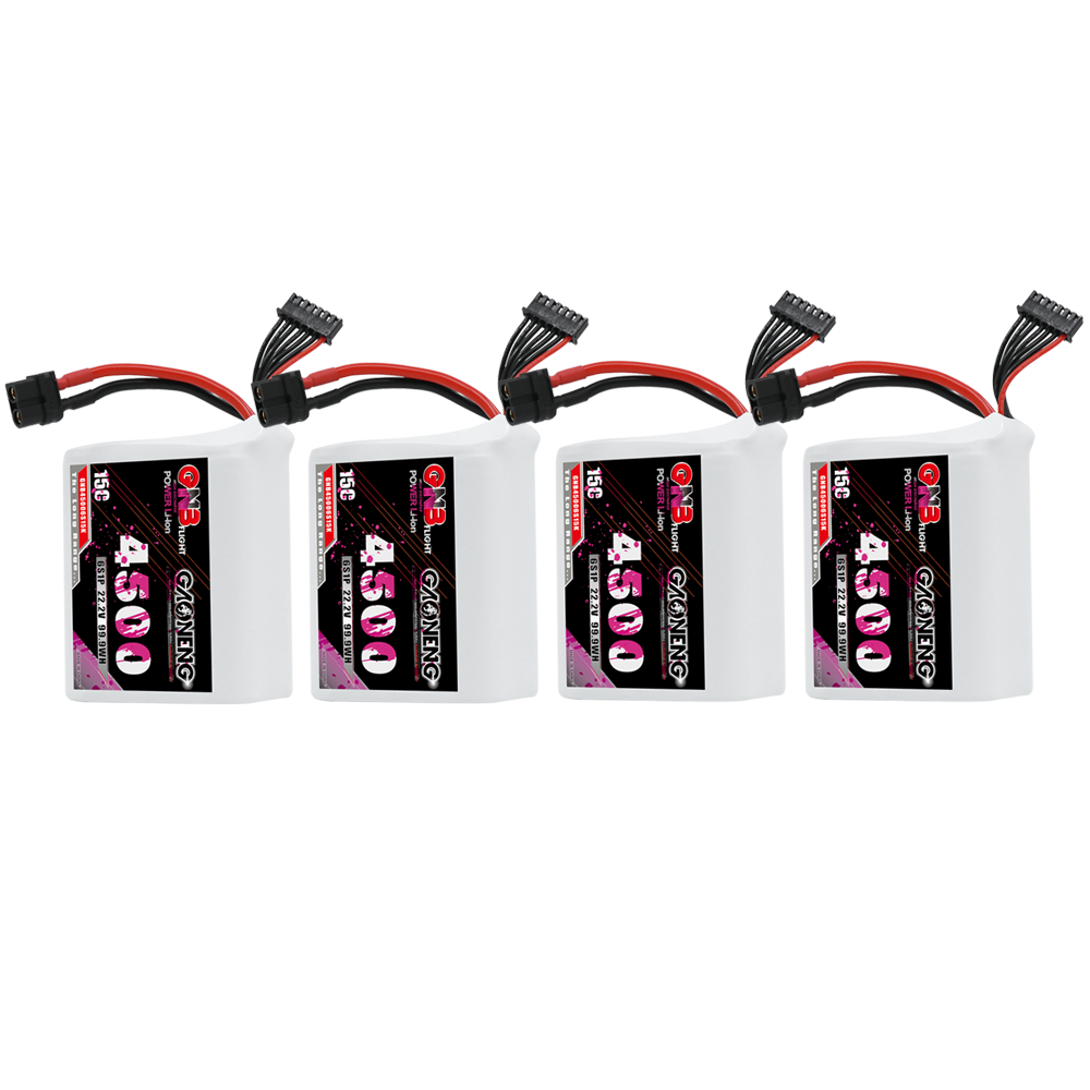 GAONENG GNB 6S 22.2V 4500mah 15C XT60 Li-ion Battery 