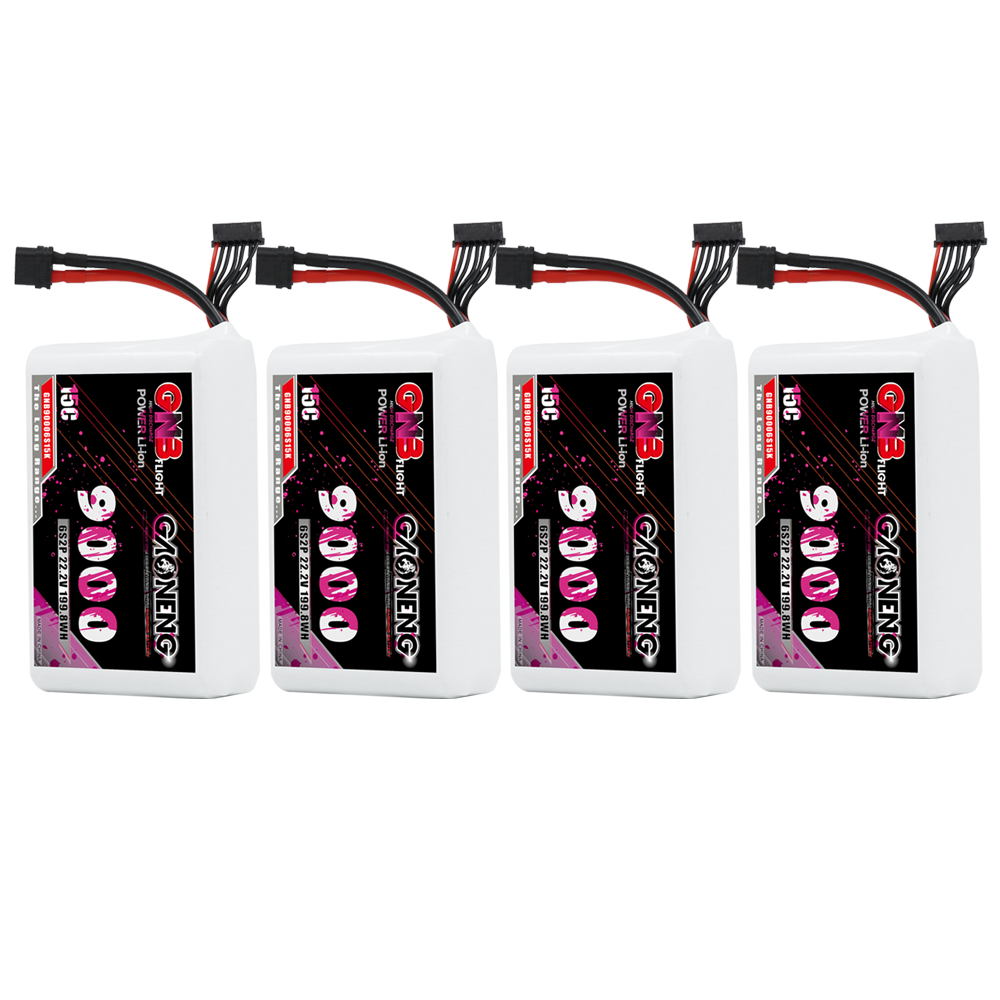 GAONENG GNB 6S 22.2V 9000mah 15C XT60 Li-ion Battery