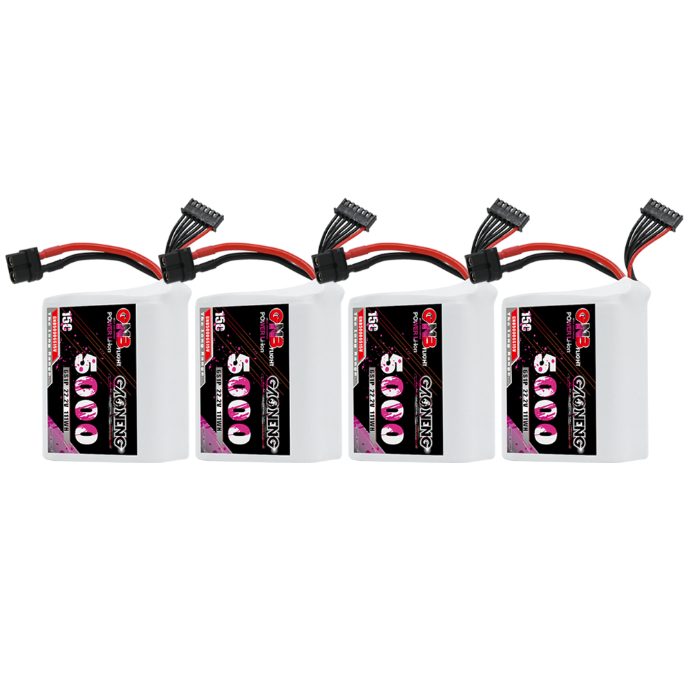 GAONENG GNB 6S1P 22.2V 5000mAh 15C XT60 Li-ion Battery 