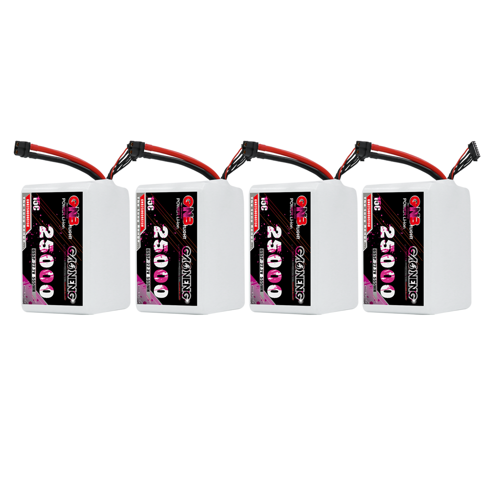 GAONENG GNB 6S5P 22.2V 25000mAh 15C XT60 Li-ion Battery 