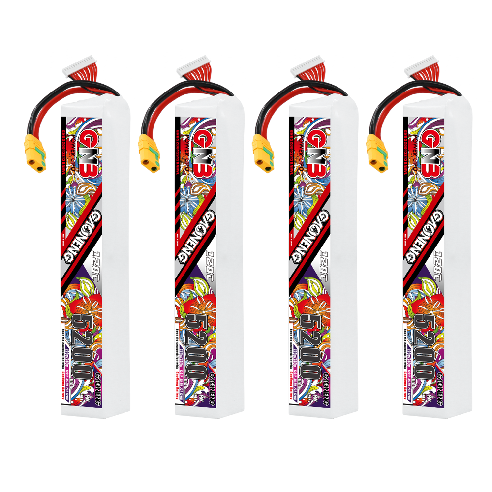 GAONENG GNB 12S 45.6V HV 5200mAh 120C LiPo Battery XT90S
