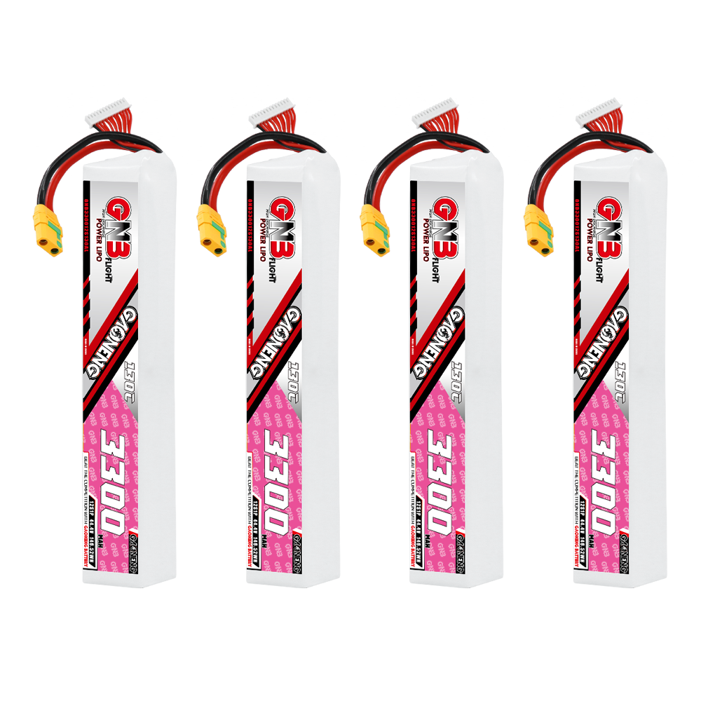GAONENG GNB 12S 44.4V 3300mAh 130C LiPo Battery XT90S