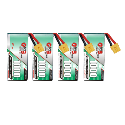 GAONENG GNB LiHV 1S 3.8V 1000mAh 70C XT30 Cabled LiPo Battery Long Range