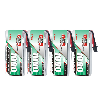 GAONENG GNB LiHV 1S 3.8V 1000mAh 70C A30 Cabled LiPo Battery Long Range