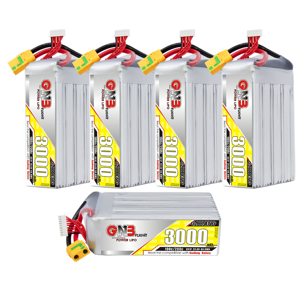 GAONENG GNB 8S 29.6V 3000mAh 100C LiPo Battery XT90