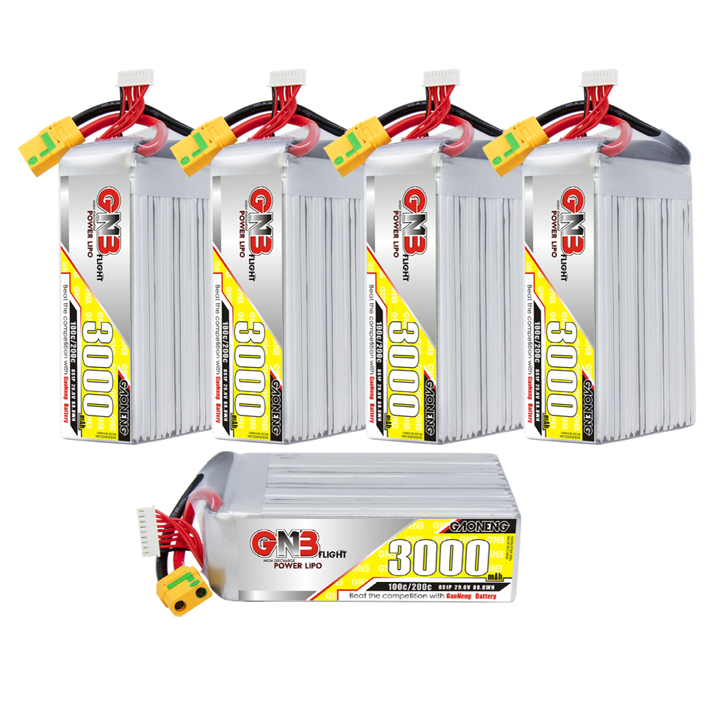 GAONENG GNB 8S 29.6V 3000mAh 100C LiPo Battery XT90