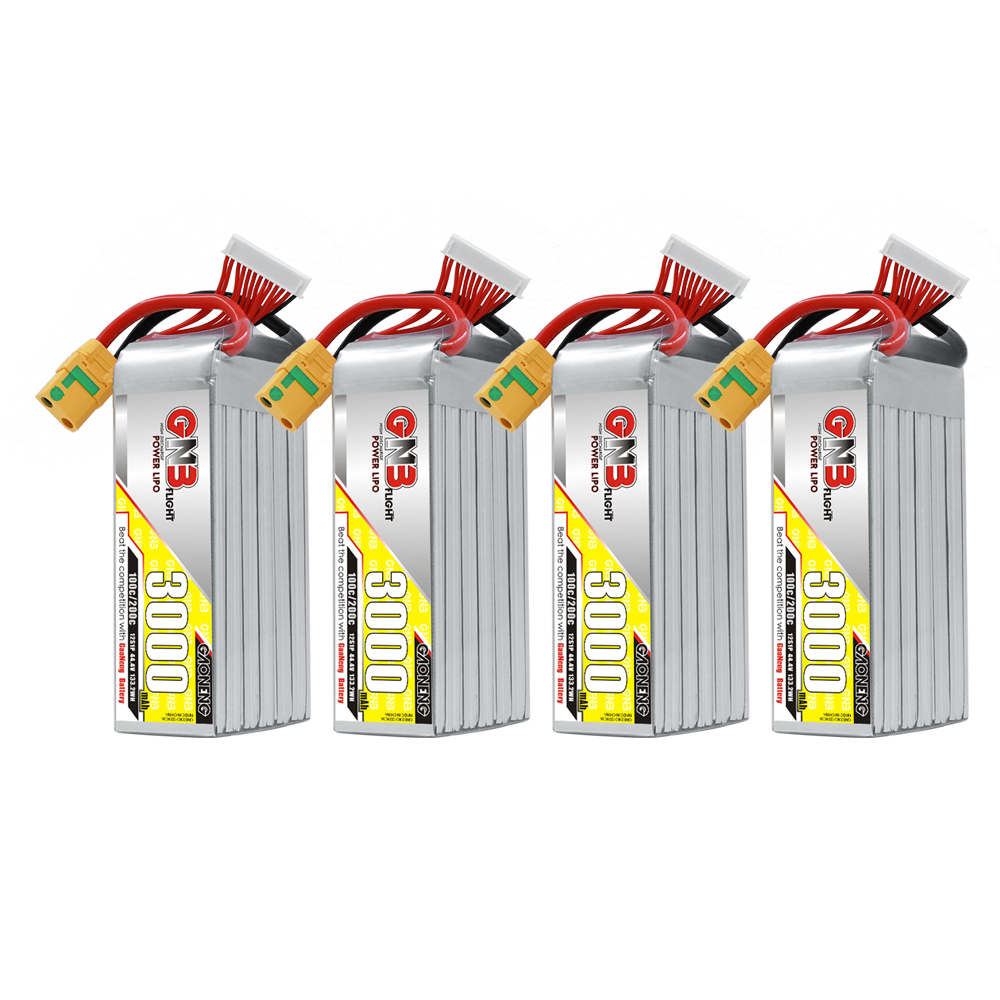 GAONENG GNB 12S 44.4V 3000mAh 100C LiPo Battery XT90S